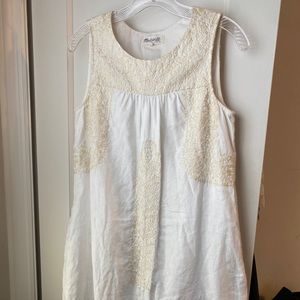 Madewell Mini White Dress size Small